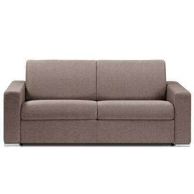 ITALIAN SPIRIT Canap&eacute; lit 2-3 places dreamer convertible express 120cm tweed taupe matelas 16 cm
