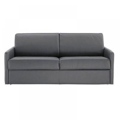 ITALIAN SPIRIT Canap&eacute; lit 2-3 places SUN convertible EXPRESS 120cm polyur&eacute;thane gris matelas &eacute;paisseur 16cm