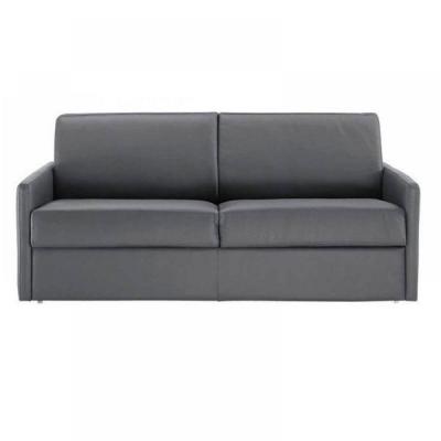 INSIDE 75  SUN Canap&eacute; lit 3-4 places EXPRESS Cuir Gris Graphite
