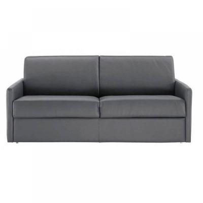 ITALIAN SPIRIT Canap&eacute; lit 3-4 places SUN convertible EXPRESS 160cm polyur&eacute;thane gris graphite 
