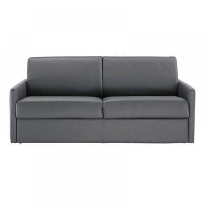 ITALIAN SPIRIT Canap&eacute; lit 3 places sun convertible express 140cm polyur&eacute;thane gris graphite matelas &eacute;paisseur 16cm