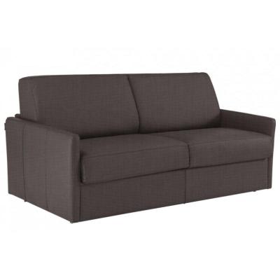 ITALIAN SPIRIT Canap&eacute; lit 3 places SUN convertible EXPRESS 140cm tweed marron matelas &eacute;paisseur 16cm