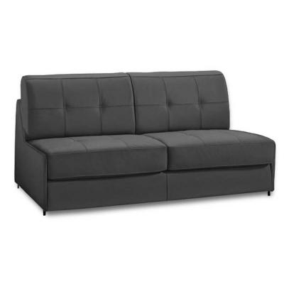 ITALIAN SPIRIT Canap&eacute; lit compact 3-4 places DENSO RAPID EXPRESS 160cm microfibre graphite matelas 18 cm