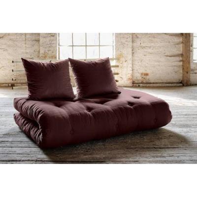 KARUP DESIGN Canap&eacute; lit futon shin sano brown et pin massif couchage 140*200 cm.