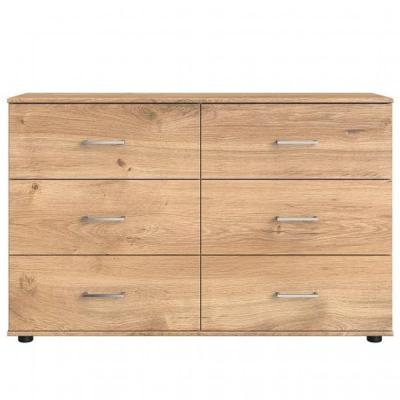 Commode CARAMELLA 6 tiroirs ch&ecirc;ne poutre vintage Bois Inside75