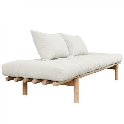 KARUP DESIGN M&eacute;ridienne futon pace en pin coloris naturel couchage 75*200 cm.