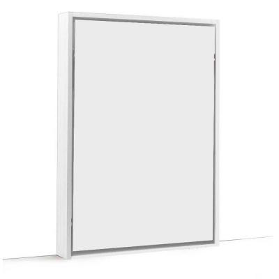 Tonic armoire lit verticale compacte ultra plate couchage 140 * 200 cm finition blanc mat