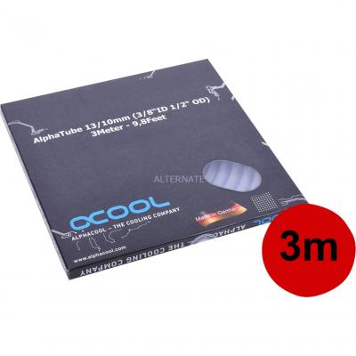ALPHACOOL  18413 tuyau pneumatique 3 m 4 bar Transparent