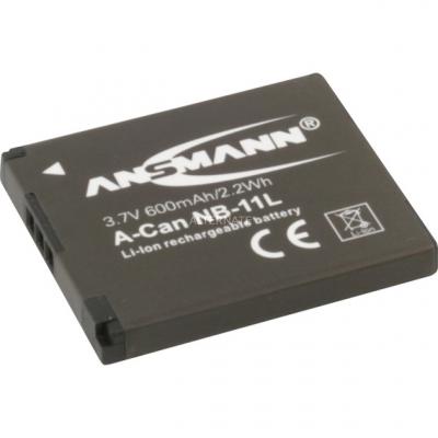 ANSMANN A-Can NB 11L Batterie pour appareil photo Remplace laccu dorigine NB-11L, NB-11LH 3.7 V 600 mAh