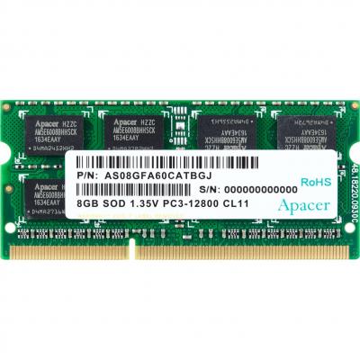APACER  Dv.08g2k.kam 1x8gb Ddr3 1600mhz Ram Memory Vert