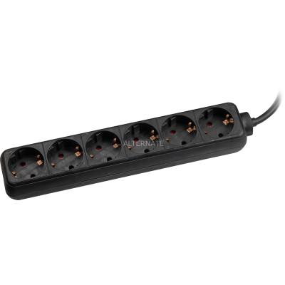 SECOMP Bachmann 381.141S multiprise 1,5 m 6 sortie(s) CA Noir