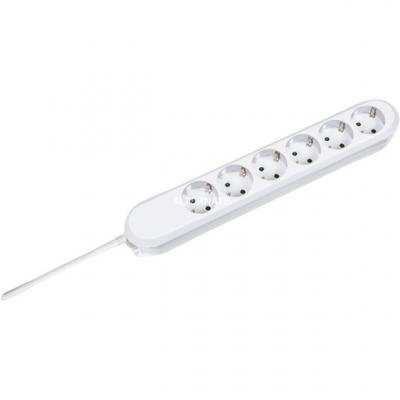 BACHMANN  381.247K multiprise 1,5 m 6 sortie(s) CA Blanc
