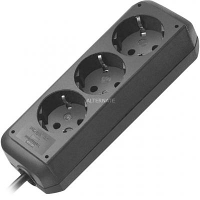 BRENNENSTUHL  Eco-line 1.5 M Power Strip 8 Outlets Argent&eacute;