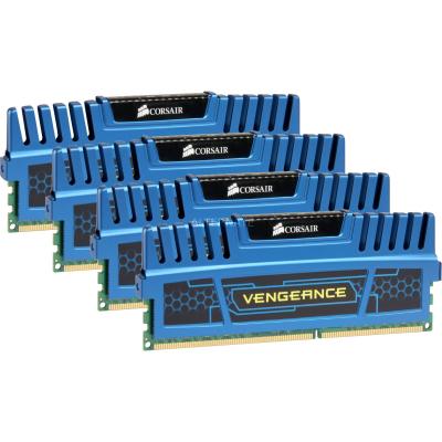 CORSAIR  Vengeance - DDR3 - kit - 16 Go: 4 x 4 Go - DIMM 240 broches - 1600 MHz / PC3-12800 - CL9 - 1.5 V - m&eacute;moire sans tampon - non ECC