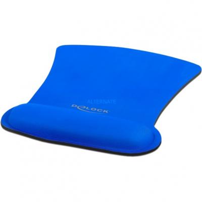 DELOCK  Tapis de souris ergonomique avec repose-poignet bleu