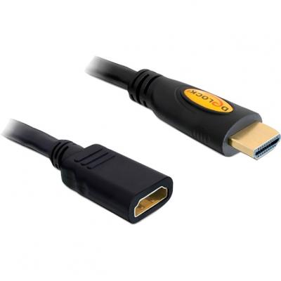 DELOCK  rallonge High Speed HDMI Ethernet Type-A m&acirc;le vers femelle 1m