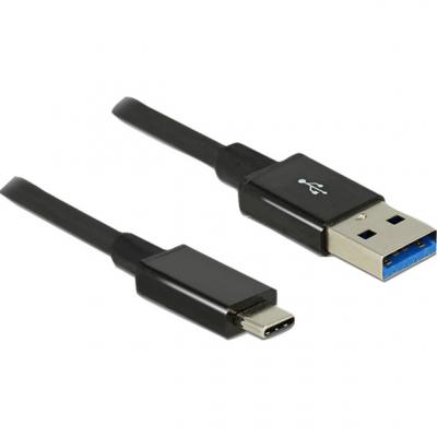 DELOCK  C&acirc;ble USB 3.1 Gen 2 Type-C/Type-A 1 m USB A USB C Noir 83983