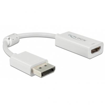 DELOCK  Adaptateur Displayport DP -> HDMI St/Bu HDR Passif