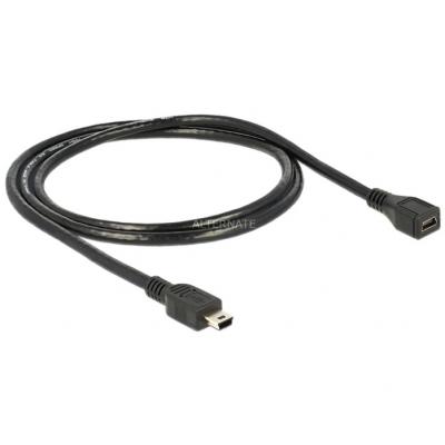 DELOCK  cable usb 2.0 mini-b extension macho/hembra 82667