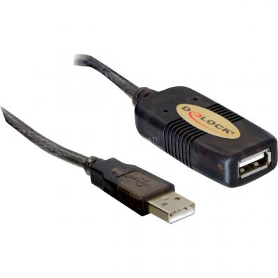 DELOCK  Cable USB 2.0, 5m c&acirc;ble USB Noir, C&acirc;ble d''extension