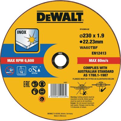 DEWALT Disque &agrave; tron&ccedil;onner 1 pi&egrave;ce  DT43909-QZ 1 pc(s)