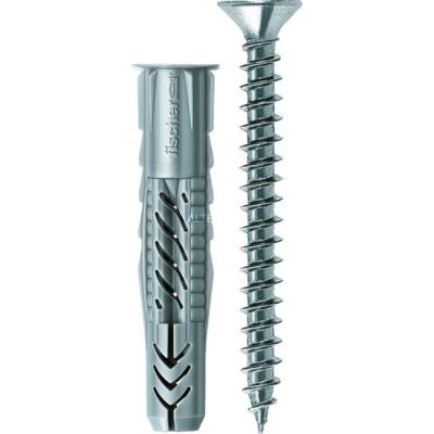 FISCHER Cheville universelle + vis - 10 pi&egrave;ces UX 10X60 S/20