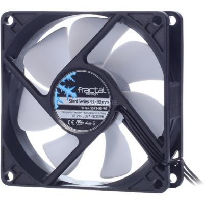 FRACTAL DESIGN  ventilateur, silent series r3, 80 mm FD-FAN-SSR3-80-WT