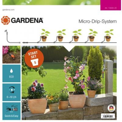 GARDENA  kit d'arrosage goutte-&agrave;- goutte pour plantes en pot s