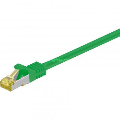 GOOBAY  RJ-45 CAT7 3m c&acirc;ble de r&eacute;seau Vert S/FTP (S-STP)