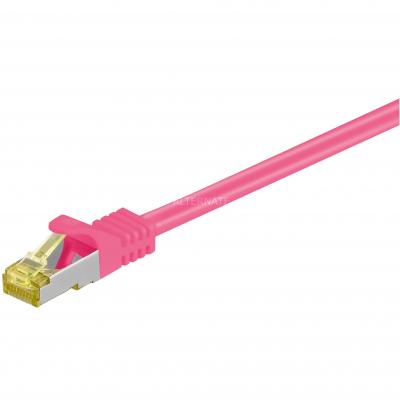 GOOBAY  RJ-45 CAT7 5m c&acirc;ble de r&eacute;seau Magenta S/FTP (S-STP)