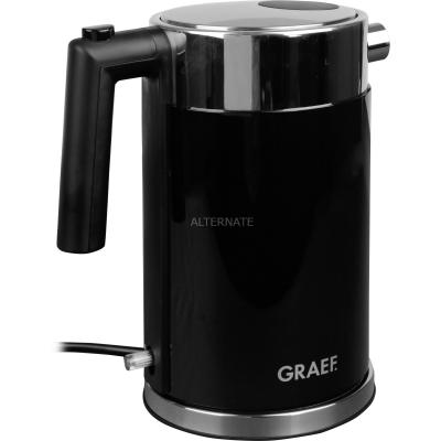 GRAEF WK 62 - Bouilloire - 1.5 litres - 2.2 kWatt - Inox/noir