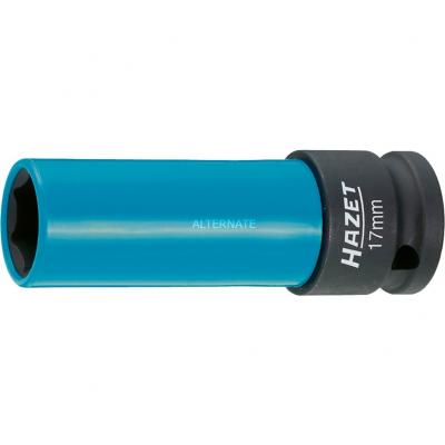 HAZET Jeu d'embout de cl&eacute; &agrave; douille 903SLG-17 1/2 Pouces 6KT SW17mm 85mm