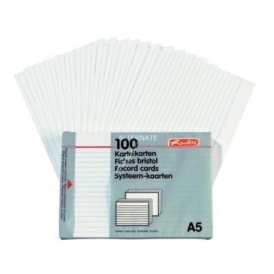 HERLITZ  1150507 intercalaire Blanc 100 pi&egrave;ce(s), Flashcards