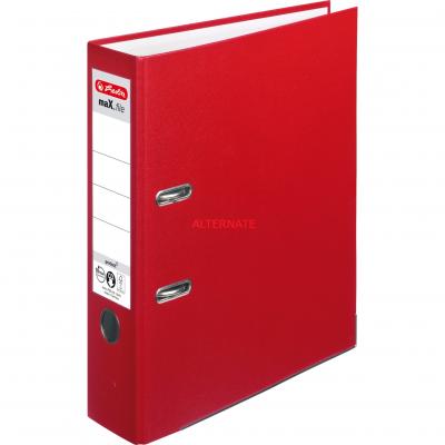 HERLITZ  classeur couleur en pp largeur de dos 80 mm rouge 5480306