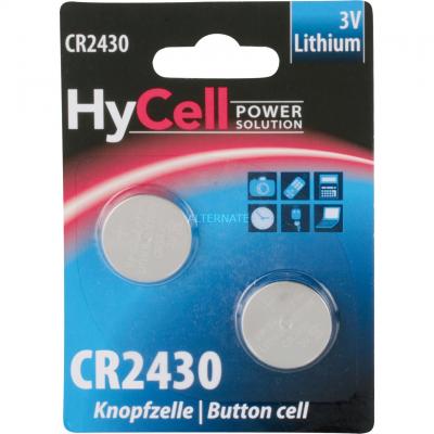 HYCELL Pile bouton cr 2430 lithium  300 mAh 3 v 2 pc(s) Y731671