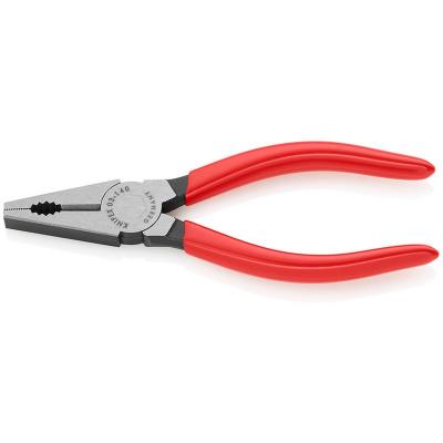 KNIPEX  Pince universelle noire atramentis&eacute;e, gain&eacute;es en plastique 140 mm 03 01 140