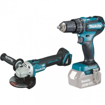 MAKITA  Kit DLX2334J (DHP485 DGA504 3 x 3,0 Ah DC18RC MAKPAC 4)