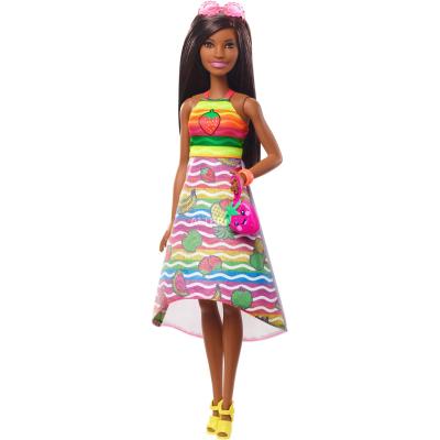 MATTEL Barbie Surprise Fruit&eacute;e Playset Crayola Avec Pinceau Et Accessoires Gbk19