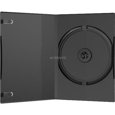 MEDIARANGE Boitiers DVD noirs simples - 50 pi&egrave;ces - 135x190x15 mm