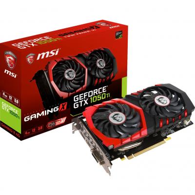 MSI  GeForce GTX 1050 TI GAMING X 4G, Carte graphique