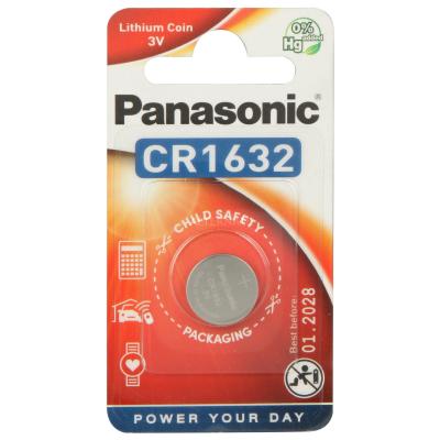 PANASONIC  Pile CR1632  Bouton Lithium 3V