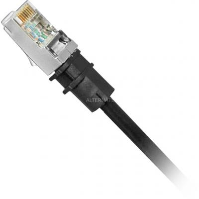 PATCHSEE BasicPatch - Cordon de raccordement - RJ-45 (M) pour RJ-45 (M) - 4.9 m - FTP - CAT 5e - d&eacute;marr&eacute; - noir 