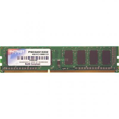 PATRIOT MEMORY Patriot Psd34g13332 1x4gb Ddr3 1333mhz Memory Ram Clair