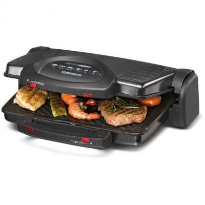 ROMMELSBACHER  KG 2000 TwinSet - Gril -&eacute;lectrique - 792 cm &sup2; - m&eacute;tallique gris graphite 