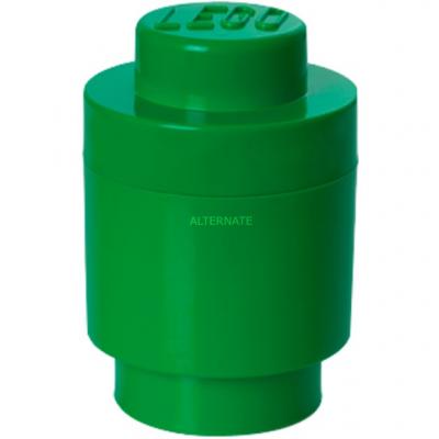 LEGO  pierre de stockage ronde 1 nop 12,3 x 18 cm polypropyl&egrave;ne vert