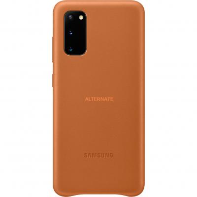 SAMSUNG Coque  S20 Cuir marron