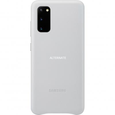 SAMSUNG  ef-vg980ls - coque cuir galaxy s20 gris clair