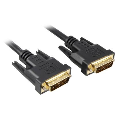 SHARKOON  3m DVI-D to DVI-D (24+1) - C&acirc;bles DVI (3m, DVI-D, DVI-D) Noir