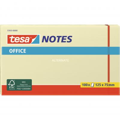 TESA Bloc cube de 100 feuilles ""Office notes"" repositionnables 125x75mm