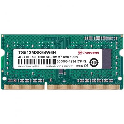 TRANSCEND  - DDR3L - 4 Go - SO DIMM 204 broches